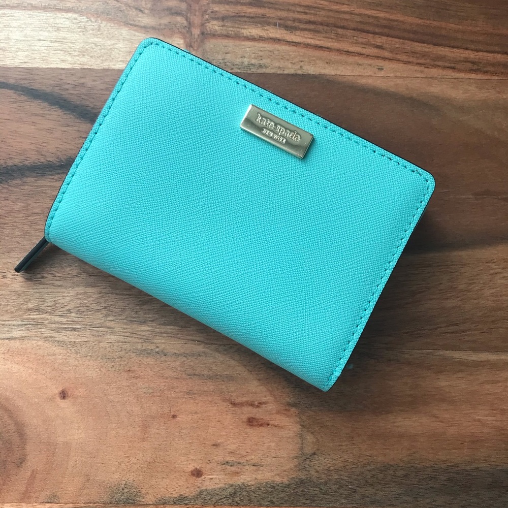 Bright blue Kate Spade wallet